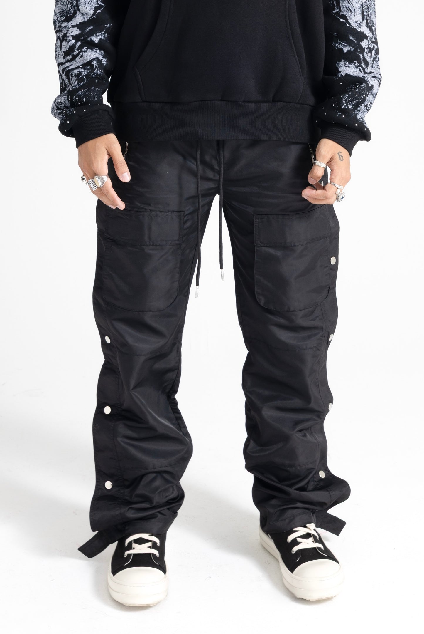 Nylon Cargo Pants